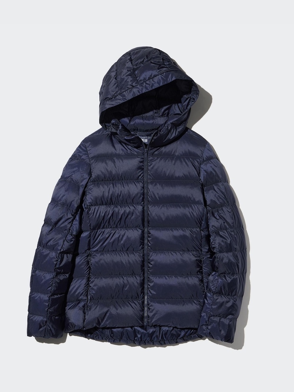 Women’s Uniqlo Ultra Light Down Parka in Navy Blue